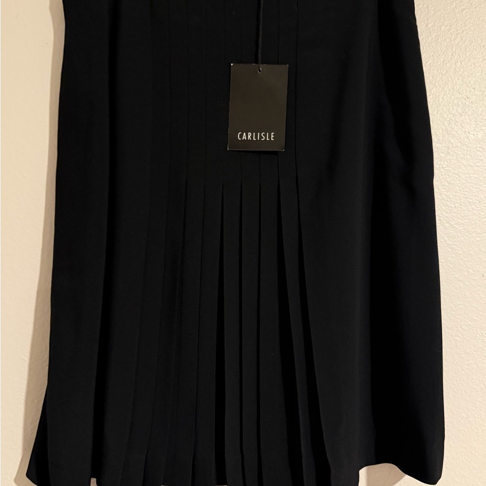 Carlisle Elegant Black A-Line Skirt